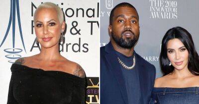 Amber Rose Says ‘Of Course’ She Saw Ex Kanye West, Kim Kardashian’s Divorce Coming - www.usmagazine.com