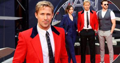 Ryan Gosling stands out in a vibrant red blazer in Berlin - www.msn.com - Canada - Venezuela - Berlin - Sri Lanka