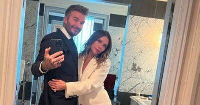 Victoria Beckham delights fans by sharing snap of David in swim shorts in Italy - www.ok.co.uk - Paris - Italy - Croatia