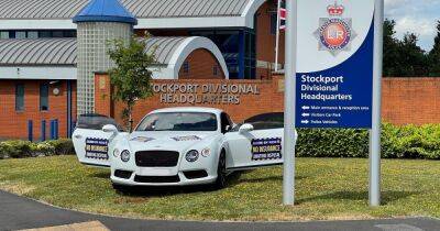 Cops put £170k Bentley on display outside police station - www.manchestereveningnews.co.uk - Manchester
