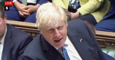 Boris Johnson attacks Rishi Sunak as he uses final PMQs to back Liz Truss on tax cuts - www.dailyrecord.co.uk - USA - Ukraine