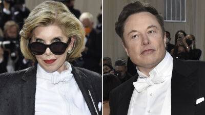 Christine Baranski Unintentionally Glared At Elon Musk But Was ‘Dissing Him’ Earlier At Met Gala - etcanada.com
