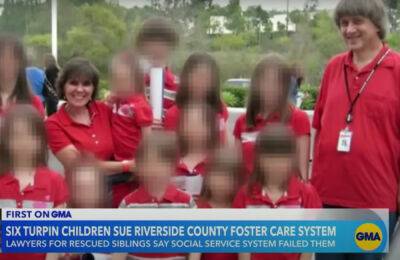 Abused Turpin Children SUE Foster Care System That Put Them In A SECOND 'House Of Horrors' - perezhilton.com - county Riverside