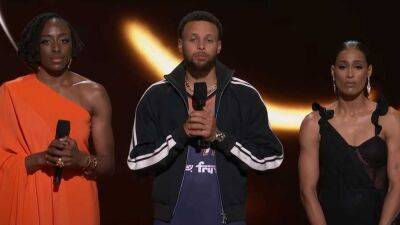 Steph Curry Addresses Brittney Griner's Detainment on ESPY Awards Stage: 'We Can Not Stop Fighting For Her' - www.etonline.com - Russia