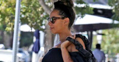 Heavily pregnant Leona Lewis cradles baby bump on walk as she awaits birth of first child - www.ok.co.uk - Los Angeles - city Sanctuary