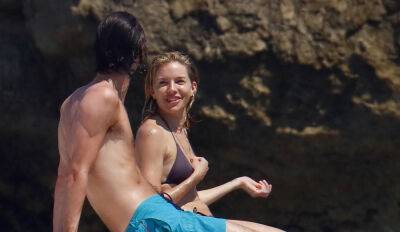 Sienna Miller Soaks Up the Sun in St. Tropez with Boyfriend Oli Green! - www.justjared.com - France