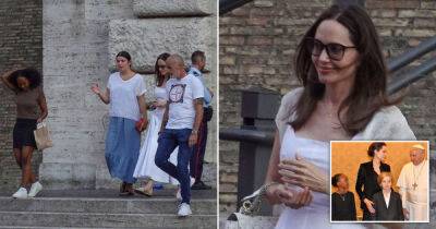 Angelina Jolie and Zahara enjoy mother-daughter day in Vatican City - www.msn.com - Los Angeles - Italy - Ethiopia - Rome - Vatican - city Vatican - county Pacific - county Angelina