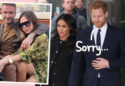 Meghan Markle Accused Of Causing 'Damaging' Drama To Victoria & David Beckham's Relationship With Harry! Over WHAT?! - perezhilton.com
