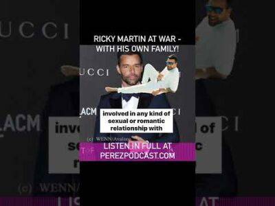 Ricky Martin At War - With His Own Family! | Perez Hilton - perezhilton.com