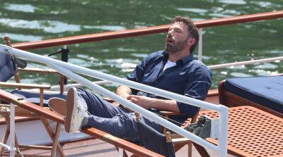 Ben Affleck Seen Napping During Boat Ride on the Seine with Jennifer Lopez & Their Kids - www.justjared.com - France