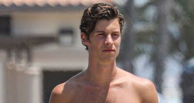 Shawn Mendes Goes Shirtless for Walk with Friends in Santa Monica - www.justjared.com - Santa Monica