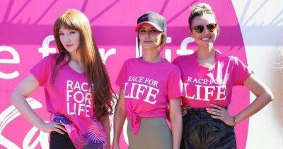 Girls Aloud stars reunite on charity run for Sarah Harding as Cheryl speaks out on 'demonic disease' - www.ok.co.uk - Britain