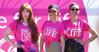 Girls Aloud stars Cheryl, Nadine and Nicola take part in Race For Life run in London in memory of Sarah Harding - www.msn.com - London