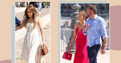 Jennifer Lopez’s Parisian honeymoon dresses are from this affordable sustainable brand - www.msn.com - Paris - USA - Las Vegas