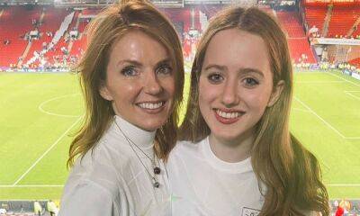 Geri Horner stuns fans with rare photo of lookalike daughter Bluebell on incredible night - hellomagazine.com - USA - Sweden