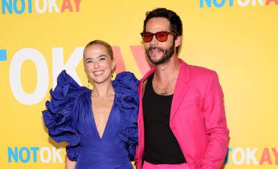 Zoey Deutch & Dylan O'Brien Bring Pops of Color to 'Not Okay' NYC Premiere - www.justjared.com - New York