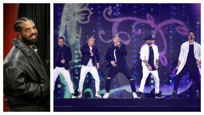 Drake Joins Backstreet Boys on Stage for 'I Want It That Way' Performance - www.etonline.com - London - Las Vegas - Canada - Berlin - city Amsterdam - city Mexico City - city Vancouver
