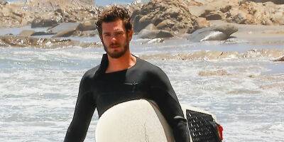 Andrew Garfield Goes Surfing Over Fourth of July Weekend in Malibu - www.justjared.com - Malibu