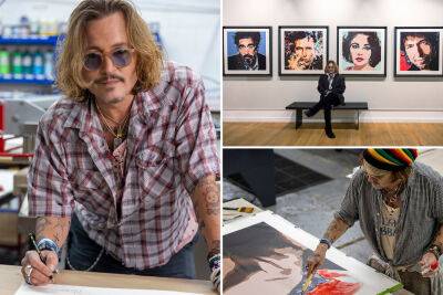 Johnny Depp ‘broke the internet’ with online art sale, making millions - nypost.com - Britain - Taylor