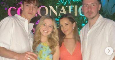 ITV Coronation Street's young stars look closer than ever as they pose for 'family photo' at summer bash - www.manchestereveningnews.co.uk - Manchester