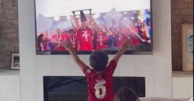 Thiago Alcantara's kids' adorable celebration as Liverpool win Community Shield - www.msn.com - Jordan