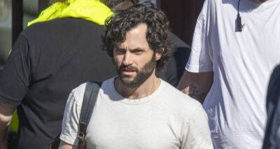 Penn Badgley Wraps Up a Day of Filming 'You' Season Four in London - www.justjared.com - London