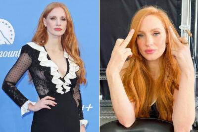 Jessica Chastain celebrates July 4 with obscene gesture about lost ‘rights’ - nypost.com