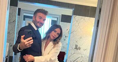 Victoria Beckham puts on a cosy display with husband David in Venice - www.msn.com - France - Paris - Italy - city Victoria - city Venice - city Salford
