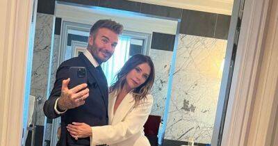 Inside Victoria and David Beckham’s 23rd anniversary in Paris from personalised wine to heart balloons - www.ok.co.uk - France - Paris