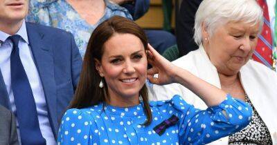 Kate Middleton recycles polkadot dress as she arrives at Wimbledon alongside William - www.ok.co.uk