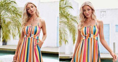 The Rainbow Summer Dress of Your Dreams Is Just $26 - www.usmagazine.com
