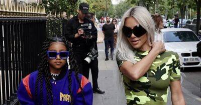 Kim Kardashian joined by fashionista daughter North, 9, at Paris Fashion Week - www.ok.co.uk - France - Paris