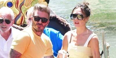 Victoria & David Beckham Celebrate 23rd Wedding Anniversary With Family Trip To Venice - www.justjared.com - Italy