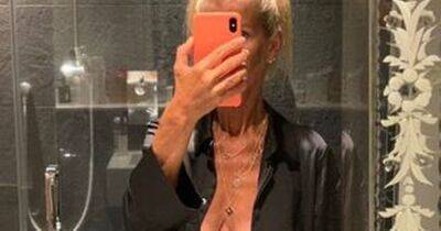 Ulrika Jonsson posts racy braless selfie after posing completely naked in garden - www.dailyrecord.co.uk - Britain - Sweden
