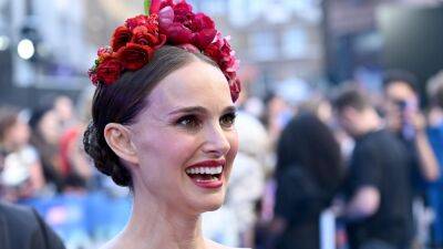 Natalie Portman Just Brought Back the Bubble Hem and the Flower Crown - www.glamour.com - London
