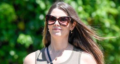 Ashley Greene Wears Baby Bump-Hugging Dress During Day Out in Beverly Hills - www.justjared.com - Beverly Hills