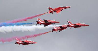 Red Arrows to fly over Greater Manchester this weekend - when and where you'll be able to see them - www.manchestereveningnews.co.uk - Manchester - county Marion - county Atkinson