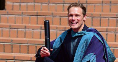 Outlander's Sam Heughan receives honorary doctorate from Royal Conservatoire of Scotland - www.dailyrecord.co.uk - Scotland