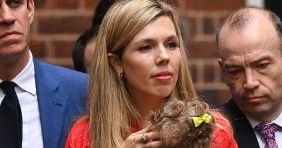 Carrie Johnson carries baby Romy as she watches husband Boris resign as Prime Minister - www.ok.co.uk