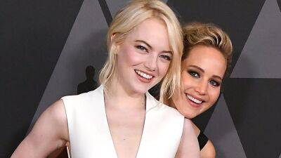 Jennifer Lawrence and Emma Stone's Friendship Is Still Going Strong - www.glamour.com