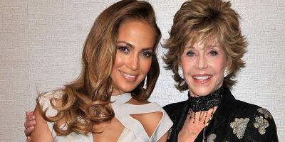 Jane Fonda Says Jennifer Lopez Helped Revitalize Her Career - www.justjared.com - Los Angeles