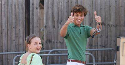 Jade Goody's son Bobby Brazier gives thumbs up alongside co-star after landing EastEnders role - www.ok.co.uk