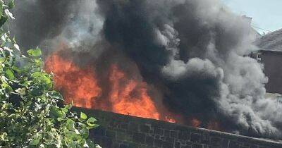 Residents watch in horror as enormous blaze takes hold at Scots primary school - www.dailyrecord.co.uk - Scotland - Beyond