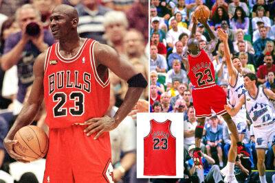 Michael Jordan’s NBA Finals jersey from ‘The Last Dance’ heads to auction - nypost.com - Chicago - Jordan - Utah