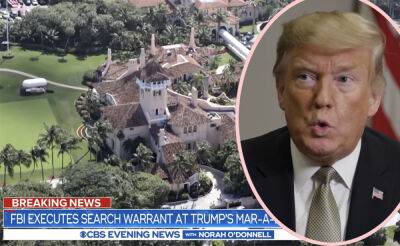 Donald Trump Accuses FBI Of 'Planting' Evidence In Mar-A-Lago Raid!? Oh Man, He Sounds SO GUILTY! - perezhilton.com - Florida - county Palm Beach