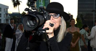 Diane Keaton Plays Around with Photographer's Camera at 'Mack & Rita' Premiere - www.justjared.com - Los Angeles - city Palm Springs