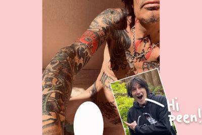 Tommy Lee Bares His Big D**k In New NSFW Selfie!! See It HERE! - perezhilton.com