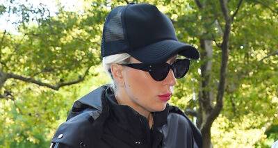 Lady Gaga Steps Out in Black Trench Coach Ahead of 'Chromatica Ball' Show in NYC - www.justjared.com - New York - county Garden