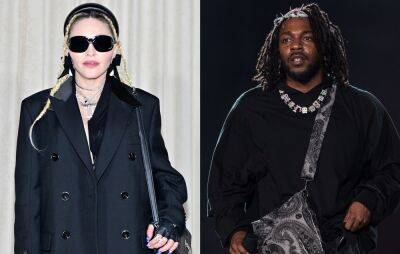 Madonna says she’d love to collaborate with Kendrick Lamar: “His new record is history-making” - www.nme.com