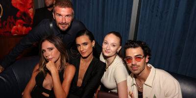 Victoria & David Beckham, Joe Jonas & Sophie Turner Celebrate Bad Bunny's Gekko Restaurant Opening in Miami - www.justjared.com - Miami - Florida - Japan - Victoria